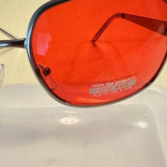 Tyler Durden Sunglasses Shades Fight Club NEW Oliver Peoples 523 Brad Pitt Red - Picture 9 of 16